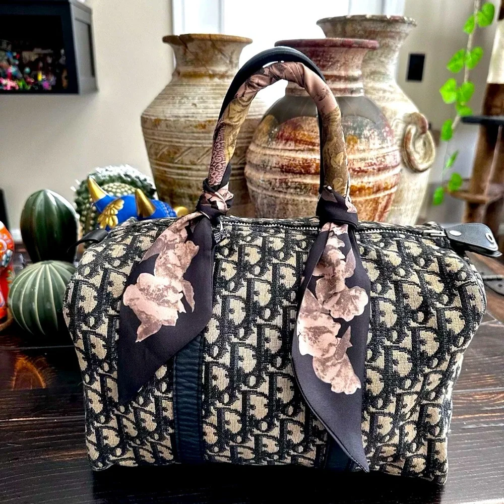 Vintage Christian Dior Trotter Boston Bag - Picture 1 of 10